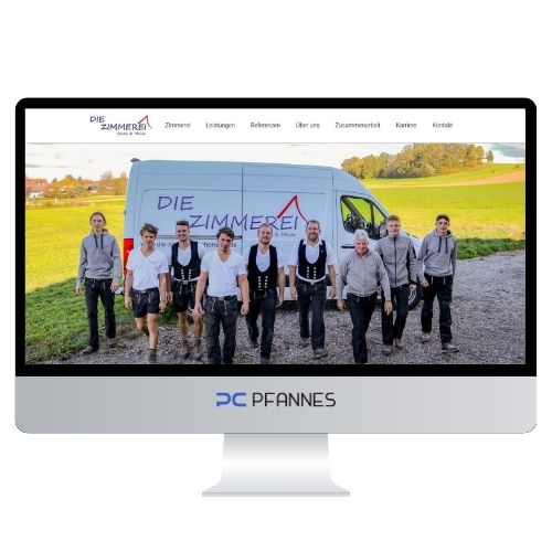 Webseite Zimmerei Stübl Meier